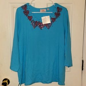 NWT Quacker Factory XL shirt